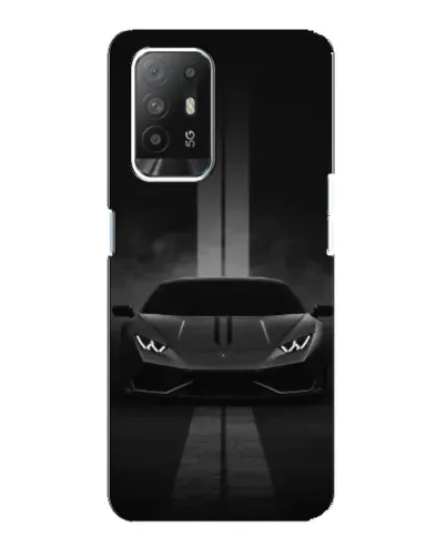 Чехол для OPPO Reno 5z с картинкой «Lamborghini симметрия дорог»