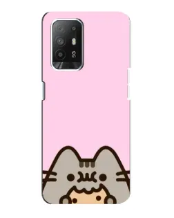 Чехол для OPPO Reno 5z с картинкой «Pusheen и печенье» Чехол для OPPO Reno 5z с картинкой «Pusheen и печенье»