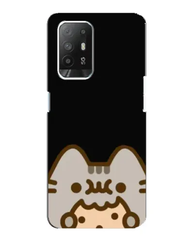 Чехол для OPPO Reno 5z с картинкой «Пушин на черном»