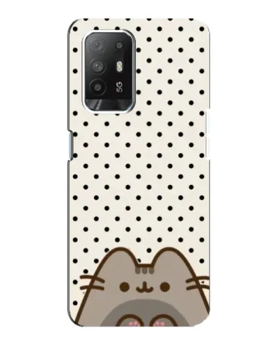 Чехол для OPPO Reno 5z с картинкой «Пушин в горошек»