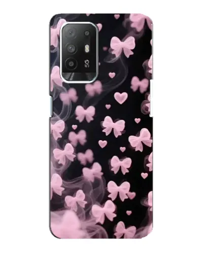 Чехол для OPPO Reno 5z с картинкой «Неоновое кружево» Чехол для OPPO Reno 5z с картинкой «Неоновое кружево»