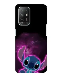 Чехол для OPPO Reno 5z с картинкой «Неоновый Stitch» Чехол для OPPO Reno 5z с картинкой «Неоновый Stitch»
