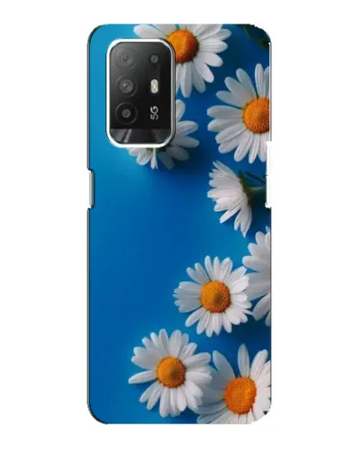Чехол для OPPO Reno 5z с картинкой «Белоснежные маргаритки»