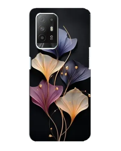 Чехол для OPPO Reno 5z с картинкой «Лиловые цветы грации»