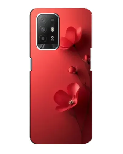 Чехол для OPPO Reno 5z с картинкой «Маковые соцветия»
