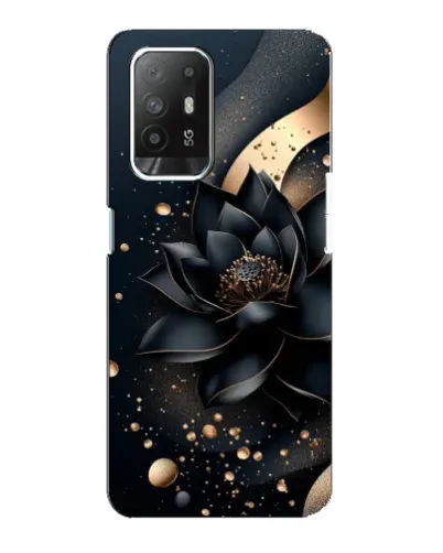 Чехол для OPPO Reno 5z с картинкой «Черный лотос»