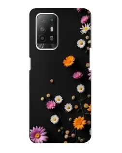 Чехол для OPPO Reno 5z с картинкой «Цветочная композиция»