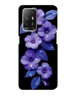 Чехол для OPPO Reno 5z с картинкой «Фиолетовые цветы с росою» Чехол для OPPO Reno 5z с картинкой «Фиолетовые цветы с росою»