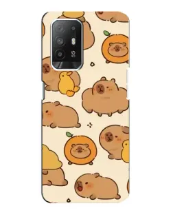Чехол для OPPO Reno 5z с картинкой «Капибары с апельсинами» Чехол для OPPO Reno 5z с картинкой «Капибары с апельсинами»