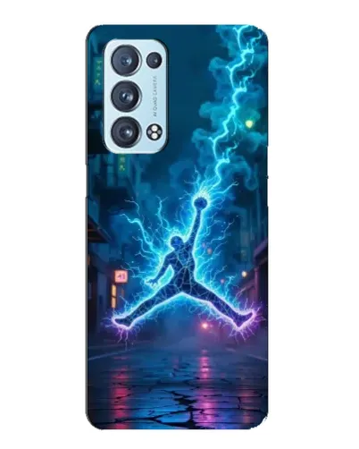 Чехол для OPPO Reno6 Pro Plus 5G с картинкой «Jordan Gold Jumpman»