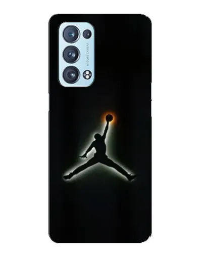 Чехол для OPPO Reno6 Pro Plus 5G с картинкой «Jordan Gradient Logo»