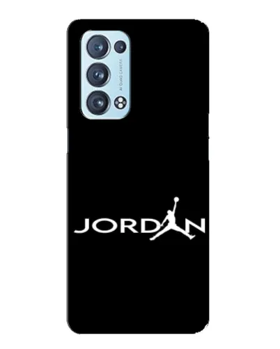 Чехол для OPPO Reno6 Pro Plus 5G с картинкой «Jordan White Logo»