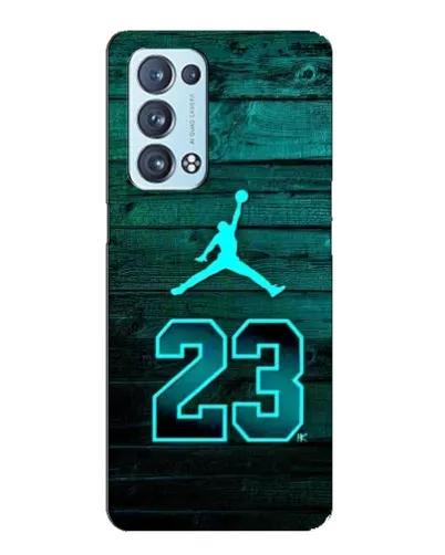 Чехол для OPPO Reno6 Pro Plus 5G с картинкой «Jordan Cyan 23»