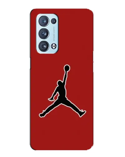 Чехол для OPPO Reno6 Pro Plus 5G с картинкой «Jordan Red Back»