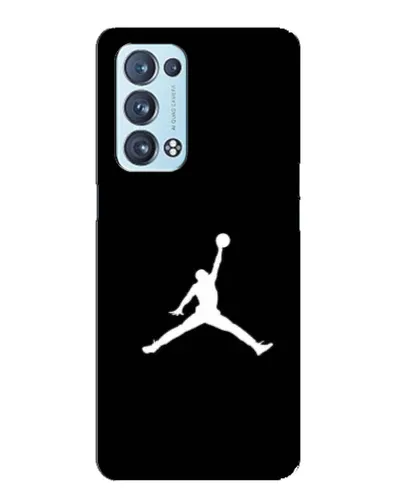 Чехол для OPPO Reno6 Pro Plus 5G с картинкой «Jordan Silhouette»