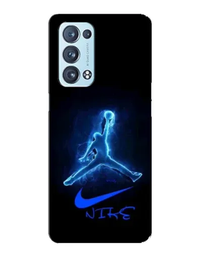 Чехол для OPPO Reno6 Pro Plus 5G с картинкой «Jordan Neon Blue»