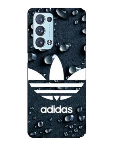 Чехол для OPPO Reno6 Pro Plus 5G с картинкой «Adidas Trefoil Blue»
