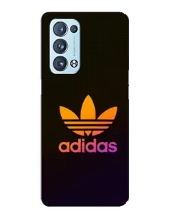 Чехол для OPPO Reno6 Pro Plus 5G с картинкой «Градиент Adidas»