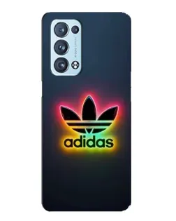Чехол для OPPO Reno6 Pro Plus 5G с картинкой «Неоновый Adidas»