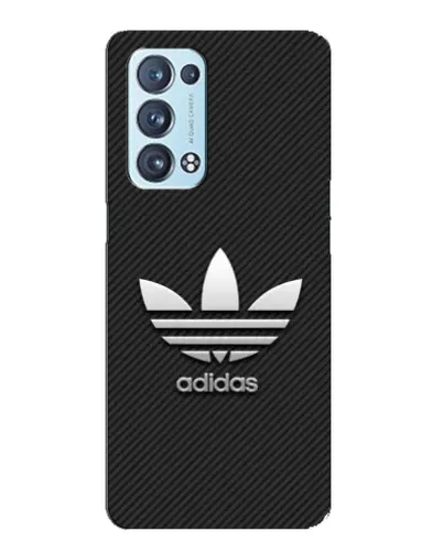 Чехол для OPPO Reno6 Pro Plus 5G с картинкой «Adidas Карбоновая текстура»