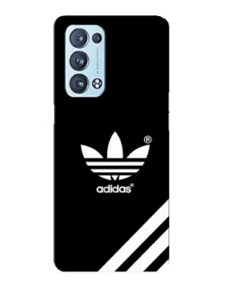 Чехол для OPPO Reno6 Pro Plus 5G с картинкой «Adidas с диагональными полосами»