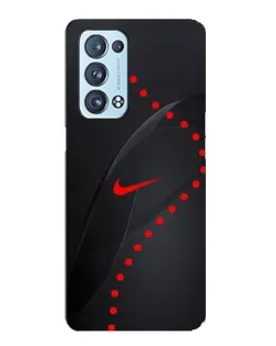 Чехол для OPPO Reno6 Pro Plus 5G с картинкой «Абстрактный дизайн Nike»