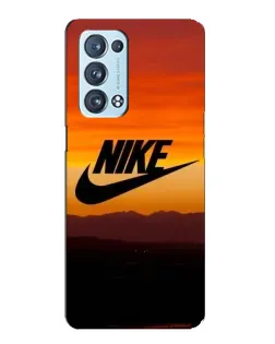 Чехол для OPPO Reno6 Pro Plus 5G с картинкой «Nike — вечерний горизонт»