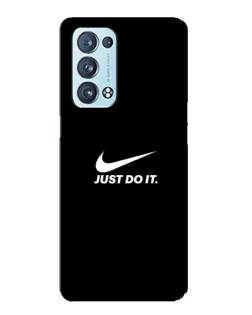 Чехол для OPPO Reno6 Pro Plus 5G с картинкой «Минимализм от Nike»