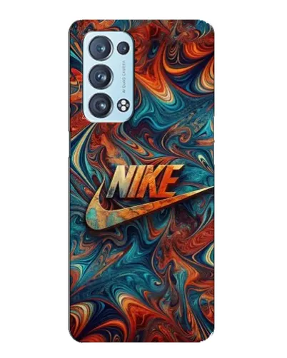 Чехол для OPPO Reno6 Pro Plus 5G с картинкой «Nike в абстракции»
