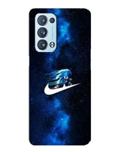 Чехол для OPPO Reno6 Pro Plus 5G с картинкой «Звездный путь Nike»