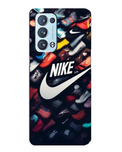 Чехол для OPPO Reno6 Pro Plus 5G с картинкой «Коллекция кроссовок Nike»