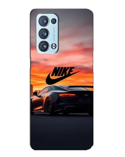 Чехол для OPPO Reno6 Pro Plus 5G с картинкой «Nike и суперкар»