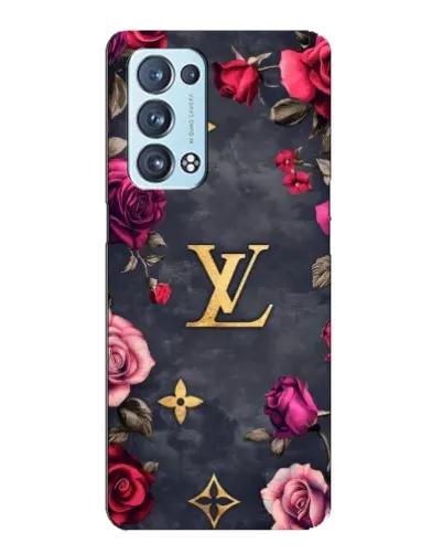 Чехол для OPPO Reno6 Pro Plus 5G с картинкой «Цветочный Louis Vuitton»