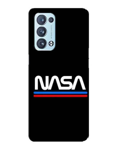 Чехол для OPPO Reno6 Pro Plus 5G с картинкой «NASA — классика Red Blue» Чехол для OPPO Reno6 Pro Plus 5G с картинкой «NASA — классика Red Blue»