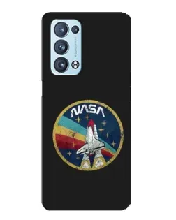 Чехол для OPPO Reno6 Pro Plus 5G с картинкой «NASA — эмблема миссии»