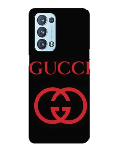 Чехол для OPPO Reno6 Pro Plus 5G с картинкой «Gucci — красный логотип»