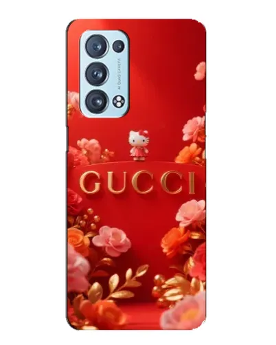 Чехол для OPPO Reno6 Pro Plus 5G с картинкой «Gucci — золотой сад»