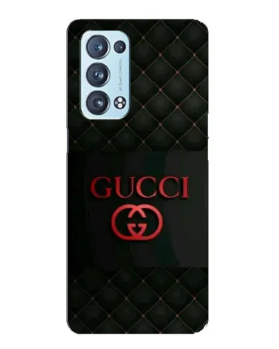Чехол для OPPO Reno6 Pro Plus 5G с картинкой «Gucci — стеганый черный»