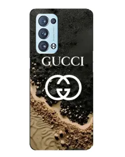 Чехол для OPPO Reno6 Pro Plus 5G с картинкой «Gucci — песчаные дюны»