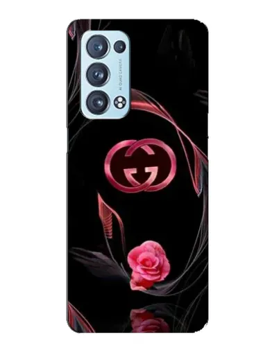 Чехол для OPPO Reno6 Pro Plus 5G с картинкой «Gucci — неоновая роза»