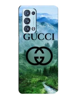 Чехол для OPPO Reno6 Pro Plus 5G с картинкой «Gucci — горный пейзаж»