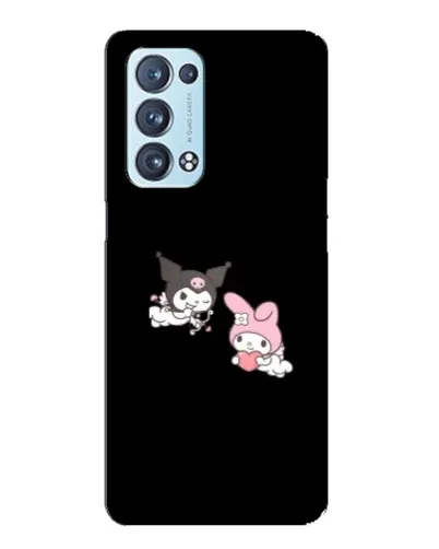 Чехол для OPPO Reno6 Pro Plus 5G с картинкой «My Melody и Kuromi» Чехол для OPPO Reno6 Pro Plus 5G с картинкой «My Melody и Kuromi»