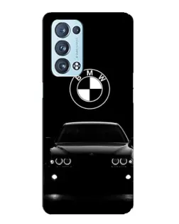 Чехол для OPPO Reno6 Pro Plus 5G с картинкой «BMW — взгляд из темноты»