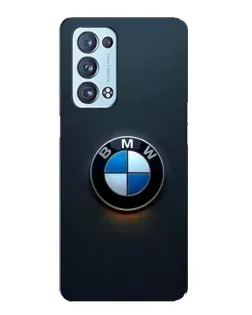 Чехол для OPPO Reno6 Pro Plus 5G с картинкой «Логотип BMW — минимализм»