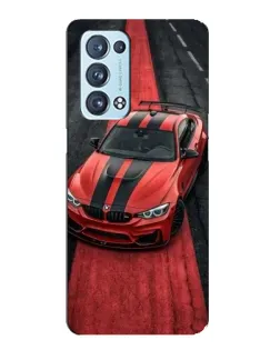 Чехол для OPPO Reno6 Pro Plus 5G с картинкой «BMW на красной дорожке»