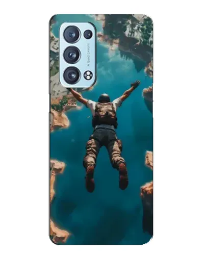 Чехол для OPPO Reno6 Pro Plus 5G с картинкой «PUBG — свободное падение»