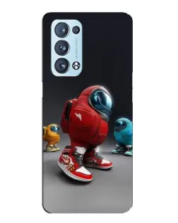 Чохол для OPPO Reno6 Pro Plus 5G з картинкою «Among Us — 3D стиль» Чохол для OPPO Reno6 Pro Plus 5G з картинкою «Among Us — 3D стиль»