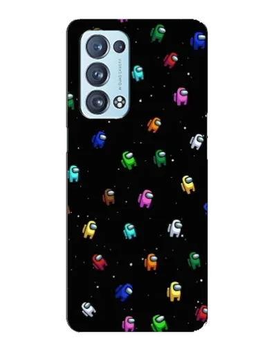 Чехол для OPPO Reno6 Pro Plus 5G с картинкой «Экипаж Among Us»