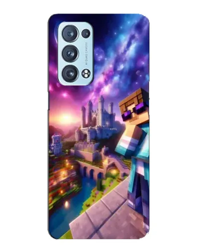 Чехол для OPPO Reno6 Pro Plus 5G с картинкой «Стив и космос» Чехол для OPPO Reno6 Pro Plus 5G с картинкой «Стив и космос»