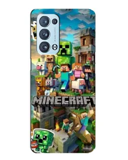 Чохол для OPPO Reno6 Pro Plus 5G з картинкою «Замок Minecraft» Чохол для OPPO Reno6 Pro Plus 5G з картинкою «Замок Minecraft»